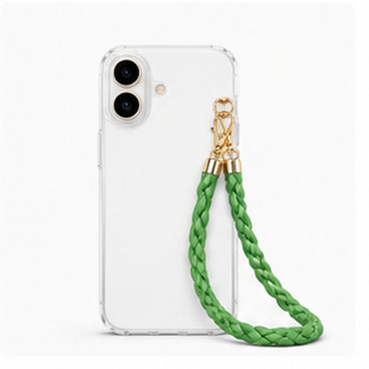 Havenoiva Green Charm Strap Clear Case