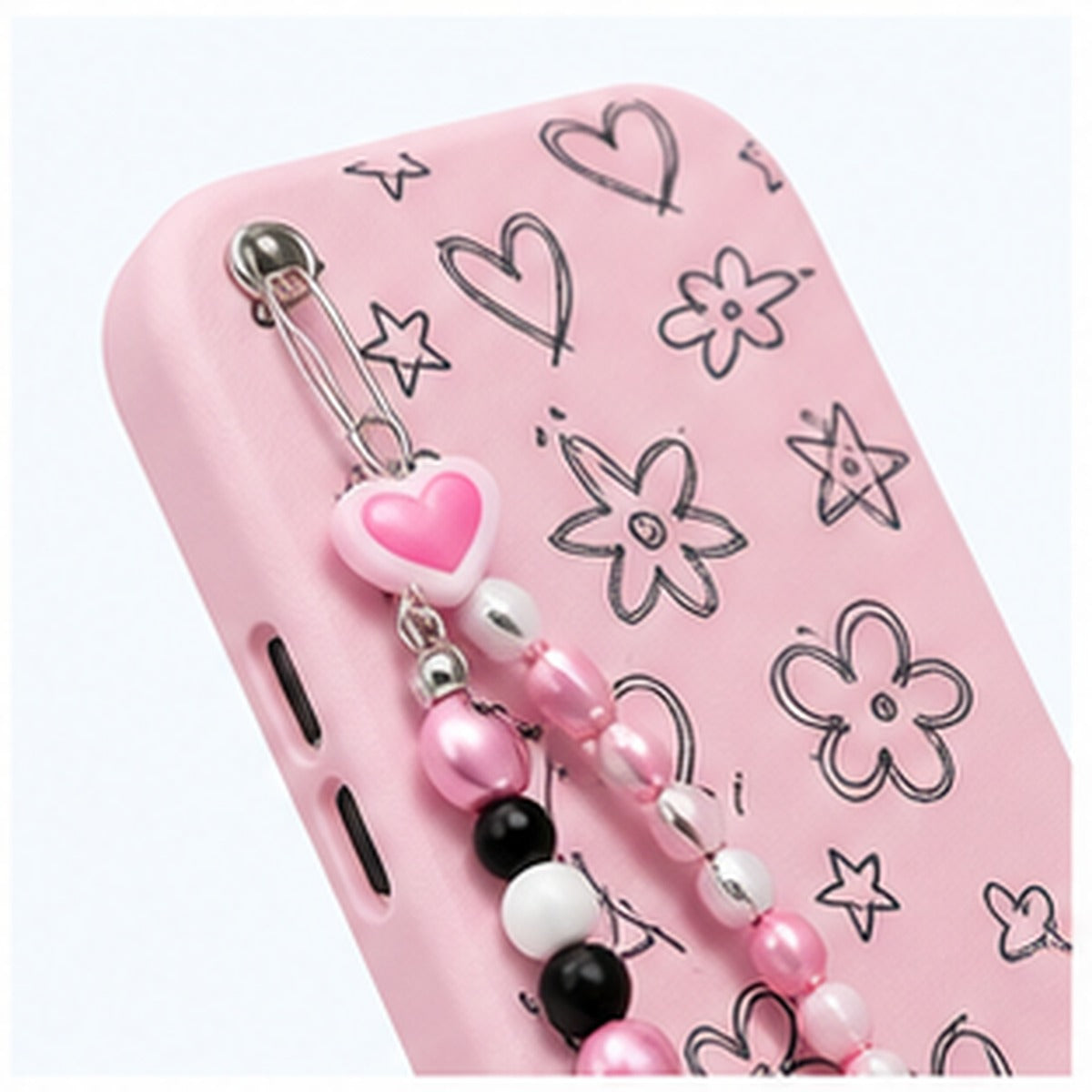 Havenoiva Pink Doodle Charm Case