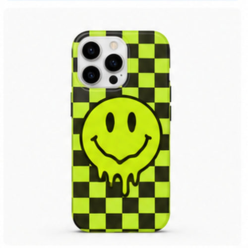 Havenoiva Neon Checker Smile Case
